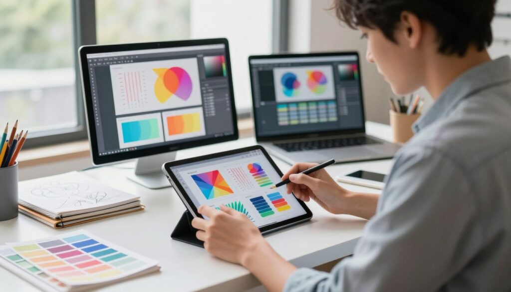 Digitale Einnahmequellen durch Grafikdesign